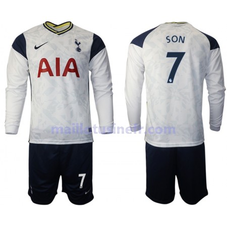 Maillot de Foot Tottenham Hotspur Son 7 Domicile 2020-21 Manches Longues - Enfant Maillot de Foot Tottenham Hotspur Son 7 Domicile 2020-21 Manches Longues - Enfant